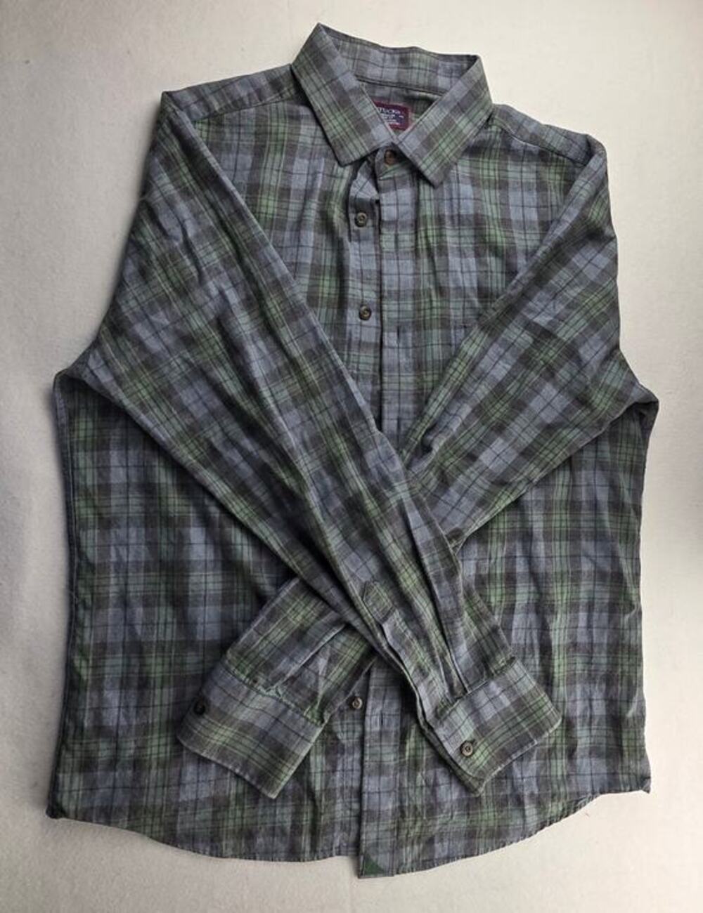 UNTUCKit Mens Casual Slim Fit Button Down Flannel Shirt Size Medium